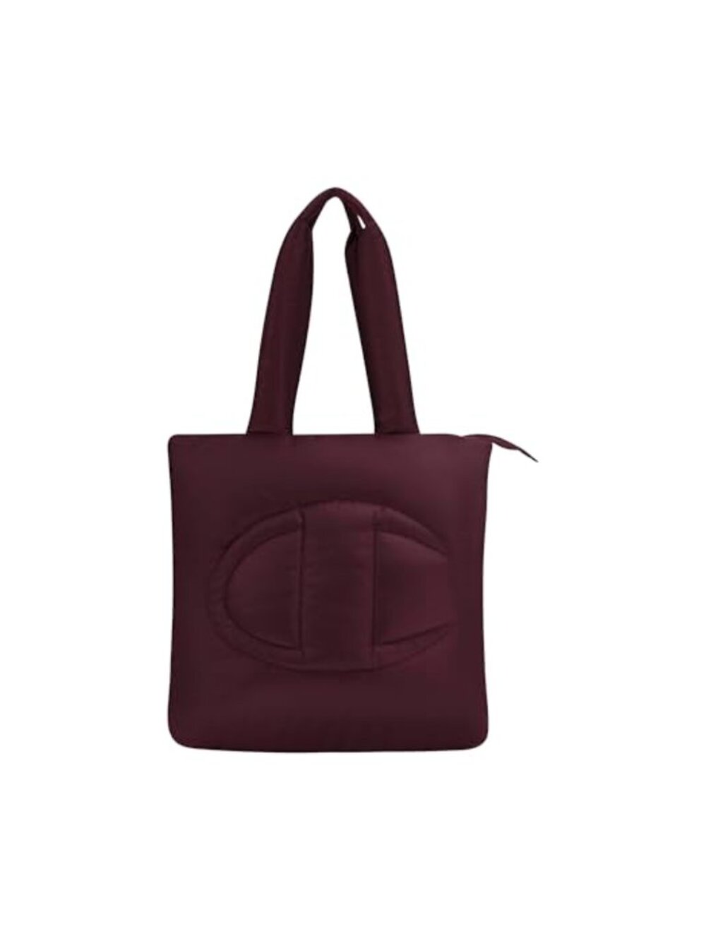 Quilted Billie Puffer Tote Satchel Large Zip Closure